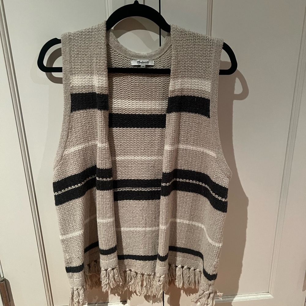 Madewell crochet sweater vest